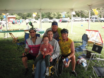 PHATs with our past pedal partner Ethan and his mom Carolyn